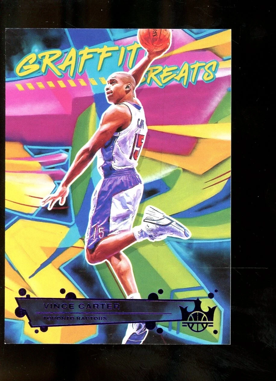 2021 Panini Court Kings Vince Carter HOF Graffiti Greats Purple Parallel 45/49