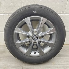 SEAT MII 14” ALLOY WHEEL GREY SPARE 1SL601025F 165/70/R14 12-21 #SM3