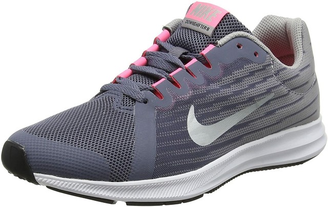 nike downshifter 8 grey pink