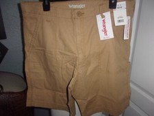 Wrangler Men's Khaki Cargo Shorts Size 36