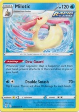 Milotic 38 Rare Evolving Skies Pokemon TCG