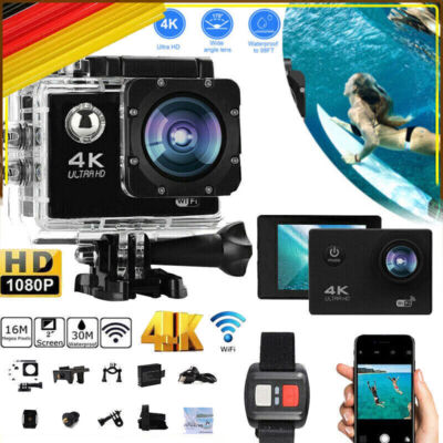 Ultra HD 1080P Sportkamera Action Camcorder DV-Kamera Go Cam Pro Wasserdich L3N0