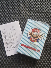 Vintage Nintendo Mario Bros 2 Card Deck Trump Rare Promo FAMICOM SNES N64 GBA