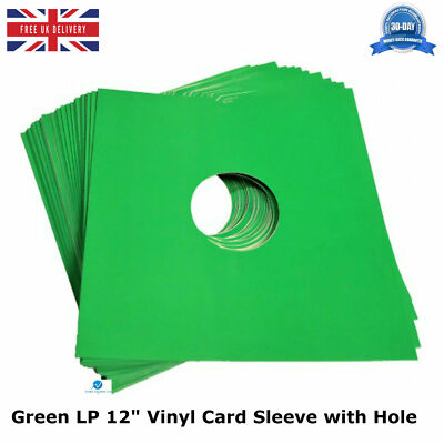 500 x Green LP 12 Vinyl Protector Card sleeve with Hole Scratch proof  MASTERBAG | eBay UK
