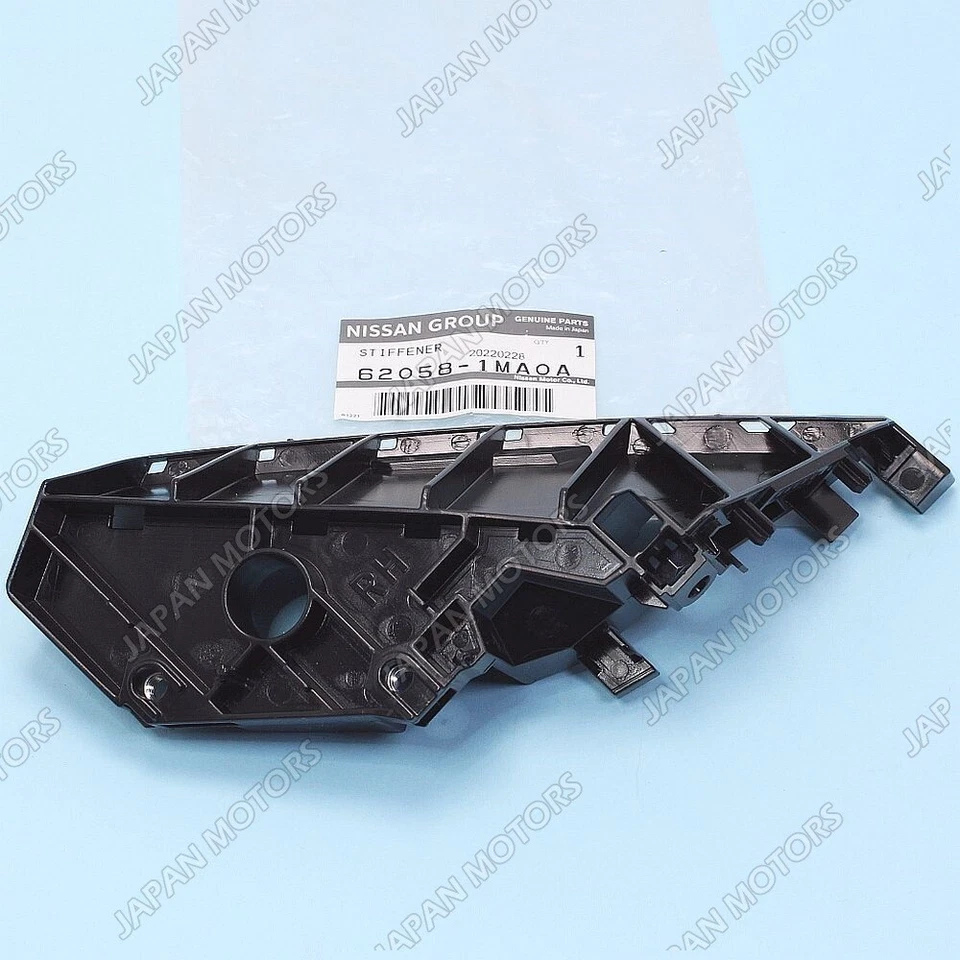 Refuerzo plástico parachoques delantero derecho genuino Nissan Infiniti 620581MA0A Foto 2 de 4