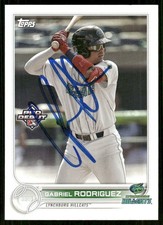 2022 Topps Pro Debut GABRIEL RODRIGUEZ Signed Card autograph auto GUARDIANS