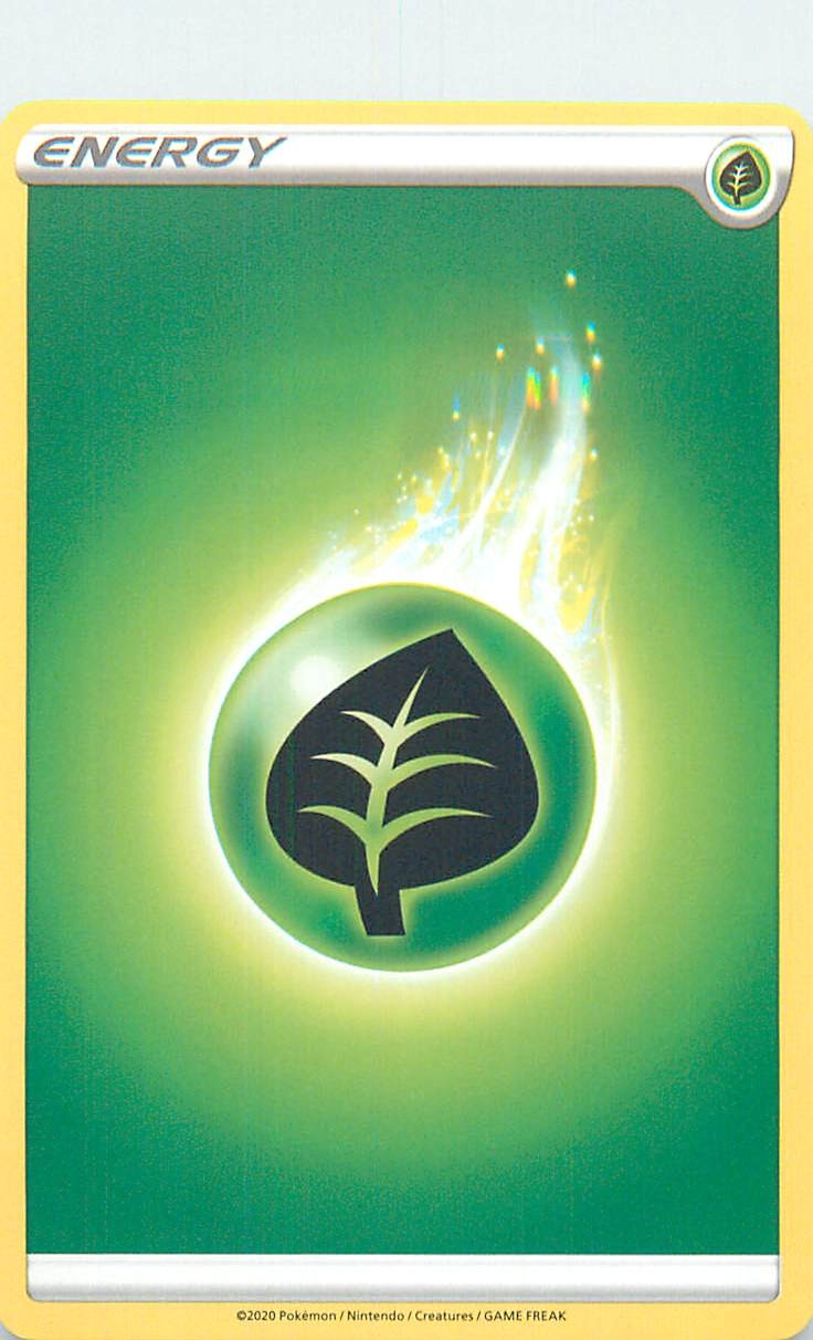 Grass Energy Basic Energy Common SWSH01: Sword & Shield Base Set NM
