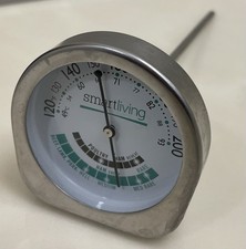 Smart Living Oven Thermometer 150°- 550° Shatter Proof Lens Camping Kitchen