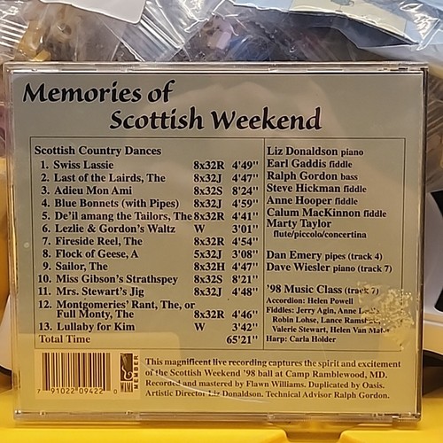 SCOTTISH WEEKEND ENSEMBLE - Memories Of Scottish Weekend - CD - Picture 2 of 3