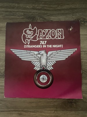 Saxon - 747 Strangers In The Night, 12 inch Vinyl Single, 1980