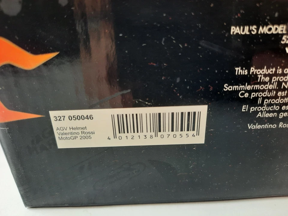Minichamps Casco AGV Valentino Rossi MotoGp 2005 1/2 327050046 - Imagen 4 de 4