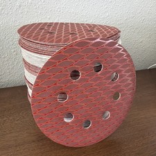 90 Pcs 5-inch Diamond Shape Sanding Discs 8 Hole Hook Loop SandPaper 400 0.18 per gallon