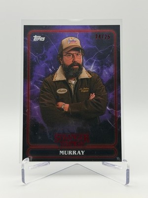 2025 Topps Stranger Things Trading Card - Murray Purple 24/25 #23