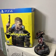 Cyberpunk 2077 Collector's Edition Statue and box No Game