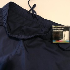 Scrubstar Ultimate Drawstring Jogger Scrub Pants Indigo Navy Blue XL