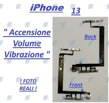 FLAT FLEX TASTO POWER ON OFF ACCENSIONE VOLUME VIBRAZIONE per APPLE IPHONE 13