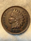 1901 INDIAN HEAD CENT - FREE SHIPPING! GREAT DETAILS & "LIBERTY" W/SMALL SCRATCH