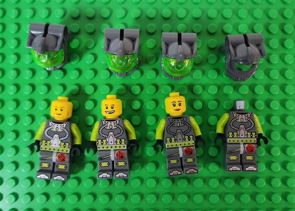 LEGO Space Atlantis DIVER Lot 4 Minifigures SAMANTHA RHODES Bobby + - Image 4 of 4
