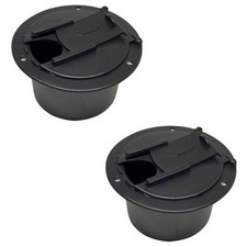  RV Electrical Cable Hatch  Electrical Cable Hatch  RV 2 Packs Black