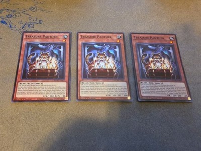 3x Treasure Panther 1st Edition Super Rare MZMU-EN053 Yu-Gi-Oh!