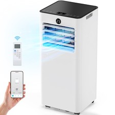 Mobile Klimaanlage 4 in1 Klimagerät 7000 BTU Mit Abluftschlauch WLAN Schlafmodus
