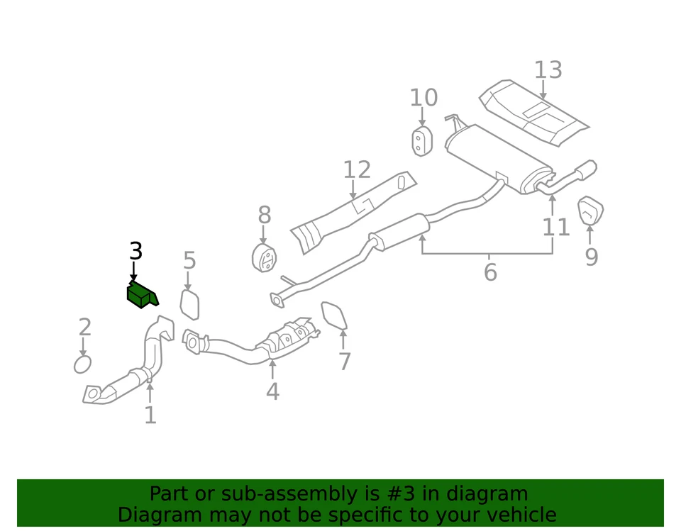 Montaje de tubo delantero genuino Nissan 20651-JG30A Foto 2 de 2