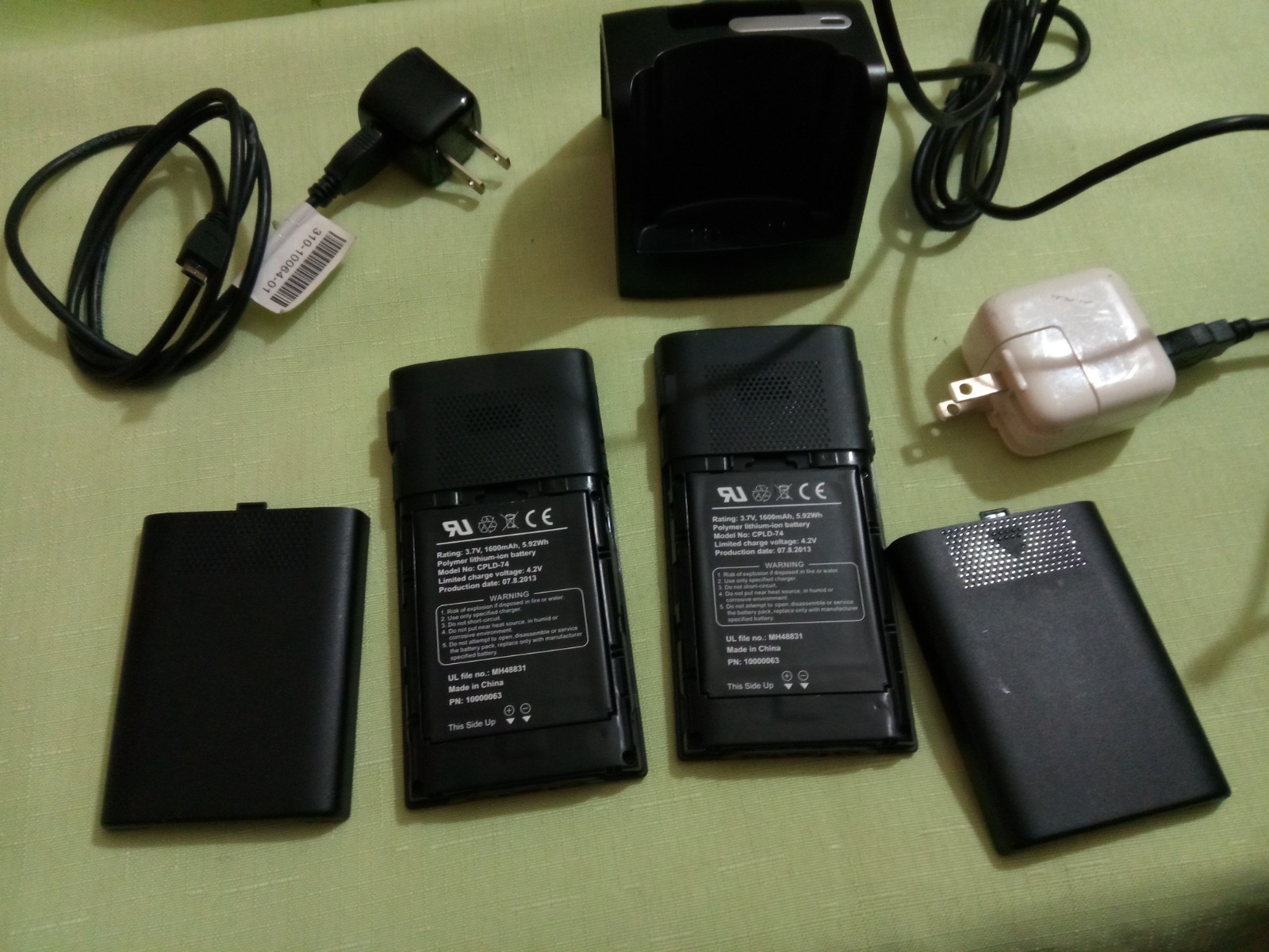 LOT OF 2 NEC G966 SMART DECT/WIFI HANDSET WITH 1 ONLY BASE