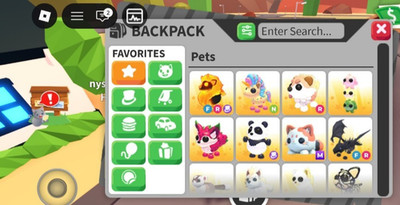 Adopt Me! Fly Ride Neon Mega Neon Virtual Pets Collection Backpack Favorites