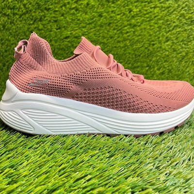 Skechers BOBS Sport Sparrow 2.0 Womens Size 7 Pink White Running Shoes Sneakers
