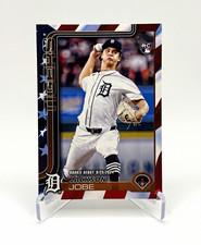 Topps 2025 Update Rookie Debut Jackson Jobe Rc Tigers Us193 Indy Day 76