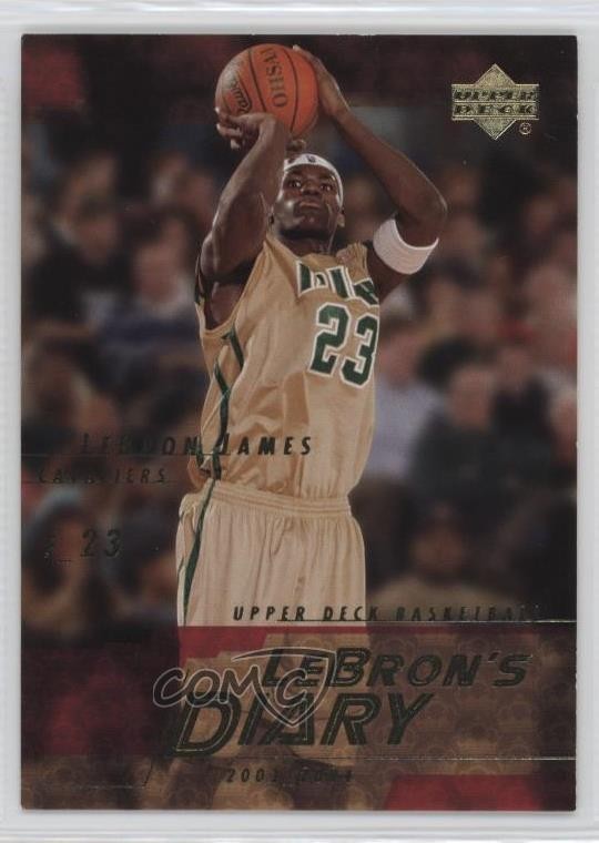 2003-04 Upper Deck Lebron's Diary LeBron James #LJ3 0w67