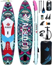 Paddle Board for All Skill Levels, Wide SUP Board with Premium Accessories Inclu