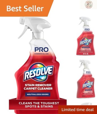 Versatile Carpet & Upholstery Cleaner, 32 Fl Oz   Streak Free & Odor Eliminator