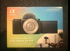 Sony ZV-E10 (MPN ZV-E10) Alpha Interchangeable-Lens Vlog Camera Bundle