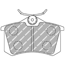 Satz Bremsbeläge Bremsklötze hinten für Opel Crossland P17 Peugeot 1007 | 262