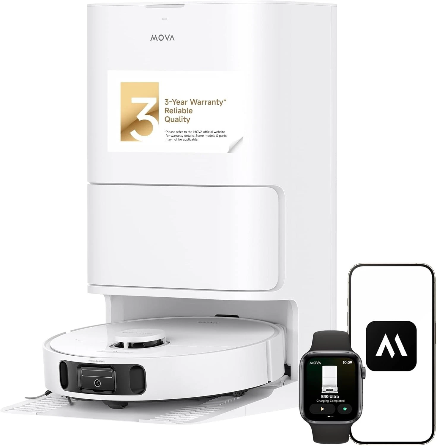 Mova E40 Ultra Robot Vacuum and Mop, 19,000Pa Suction, Extenable & Liftable Mop
Opens in a new windo
