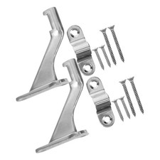 2 Sets Railing Bracket Stair Handrail Brackets for Connecting Hardware