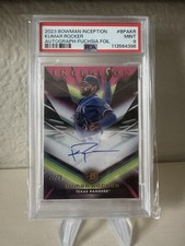 Kumar Rocker Fuschia Foil Auto /75🔥2023 Bowman Inception
