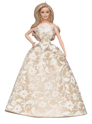 Hallmark Keepsake Christmas Ornament, Holiday Barbie ￼