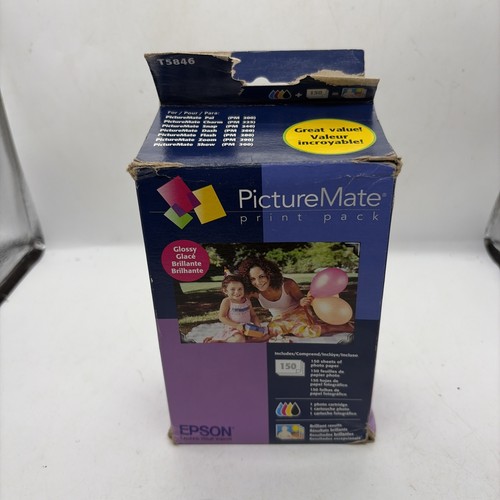 EPSON T584 Standard Capacity Ink & Paper Combo Pack