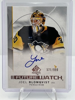 2024-25 SP Authentic Future Watch Auto #173 Joel Blomqvist RC 571/999 Penguins