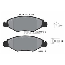 Satz Bremsbeläge Bremsklötze vorne für Peugeot 206 2A/C SW 2E/K 206+ 2L | 245