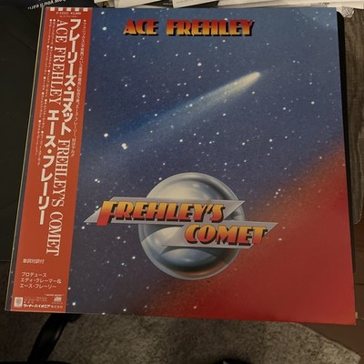 ACE FREHLEY / FREHLEY'S COMET JAPAN ISSUE LP W/OBI, INSERT NM