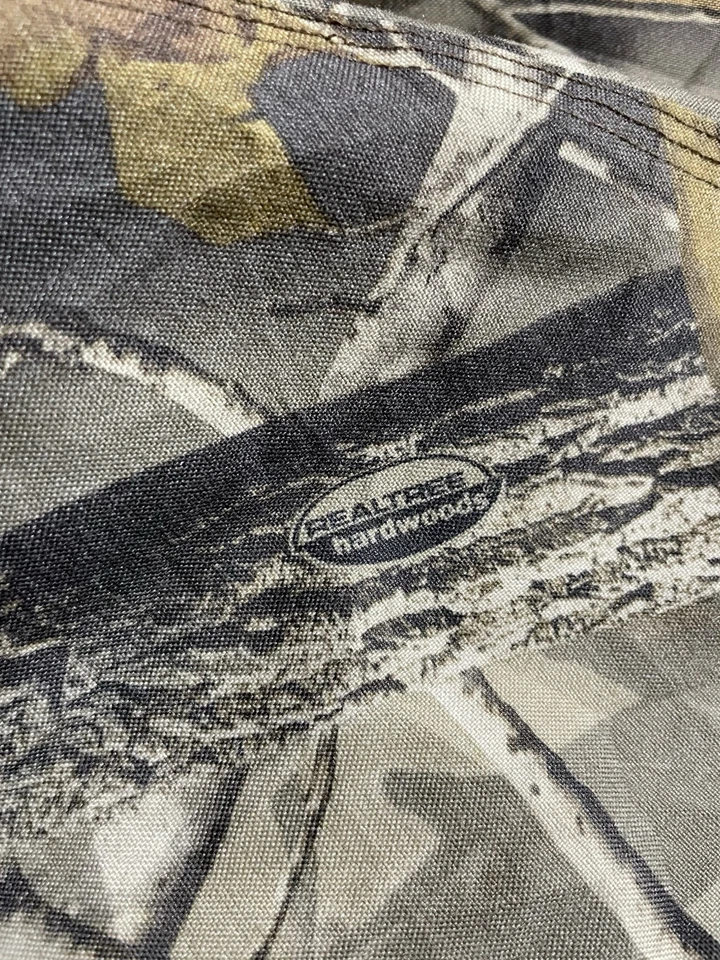 Vintage 90's Real Tree Liberty Camo Bomber Jacket Outdoor Hunting Men Size L - Image 4 of 4