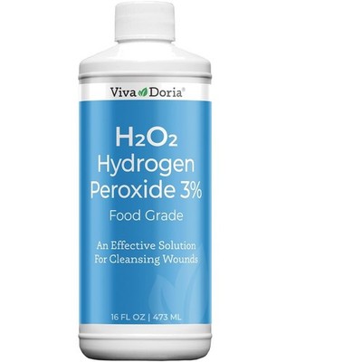USA Made Food Grade 3% Hydrogen Peroxide - Convenient Screw-Top Bottle, 16 Oz