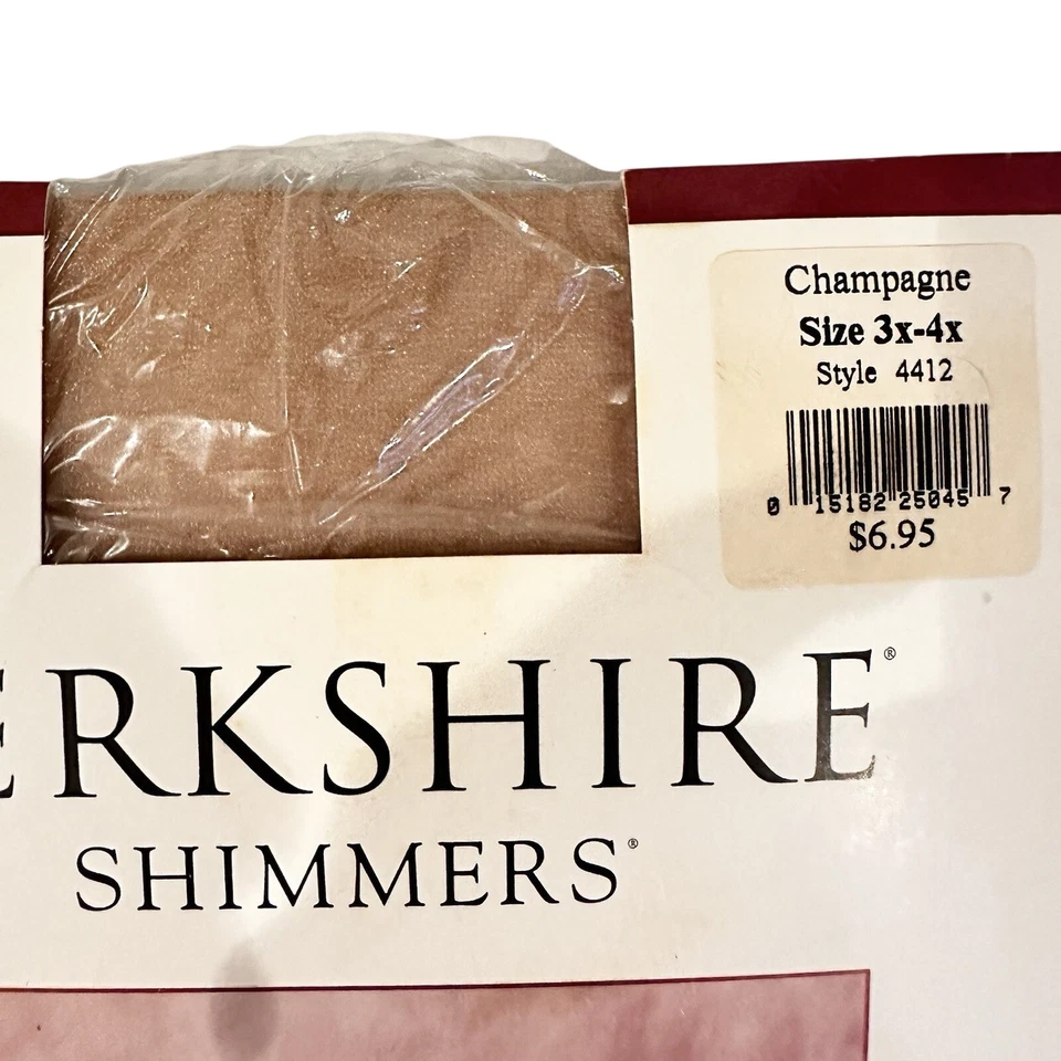 Berkshire Queen Ultra Sheers Control Top Sandalia 3x-4x Marfil Champagne Lote/2 Foto 2 de 4