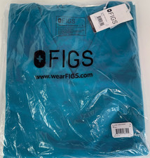 FIGS Casma Three-Pocket Scrub Top Women's Small Teal NWT FW1100 Medical Uniform
