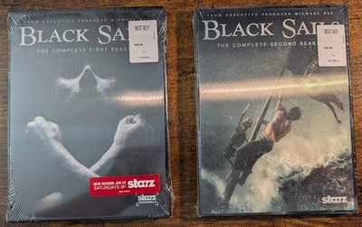 Black Sails Seasons 1-2 DVD SERIES BRAND NEW SEALED! - Image 1 of 2