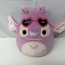 Disney Lilo Stitch Angel Squishmallows Pink Plush Heart Sunglasses 2024 8