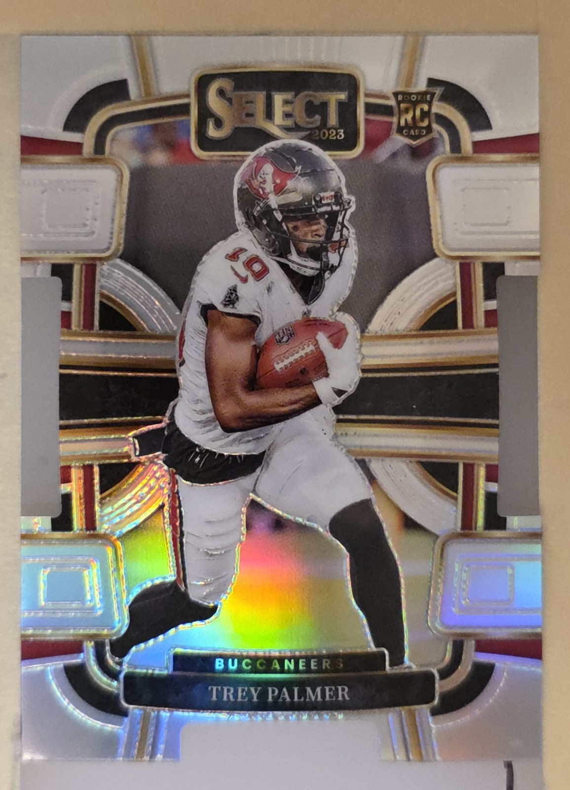 2023 Panini Select Football Concourse Trey Palmer #94 (RC) Silver Prizm Die-Cut